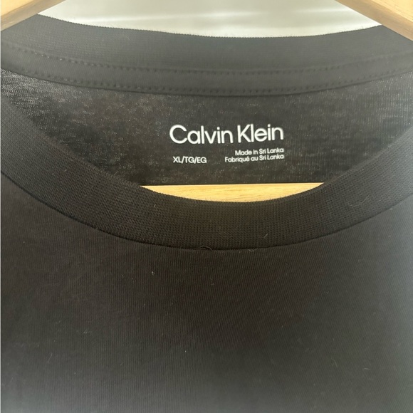 SOLD Calvin Klein XL black TShirt New with Tags. Closet J5 - Picture 2 of 3